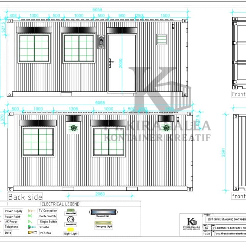 Gambar desain dan engineering kontainer Kiranalea — foto 2